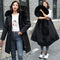 Winter Parka 2024 New Women Jacket Clothes Long Coat Wool Liner Hooded Jacket Fur Collar Thick Warm Snow Wear Fashion Parka